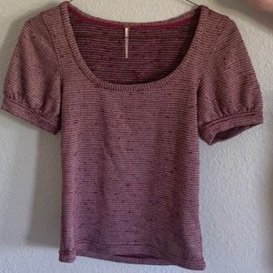 S NWOT Free People SOHO short sleeve shirt top
